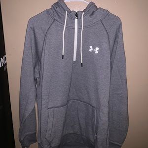 Men’s Under Armour Grey 1/4 Zip Hoodie
